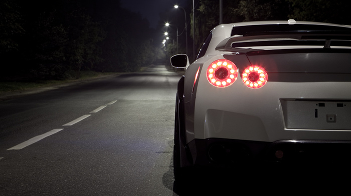 cars, night