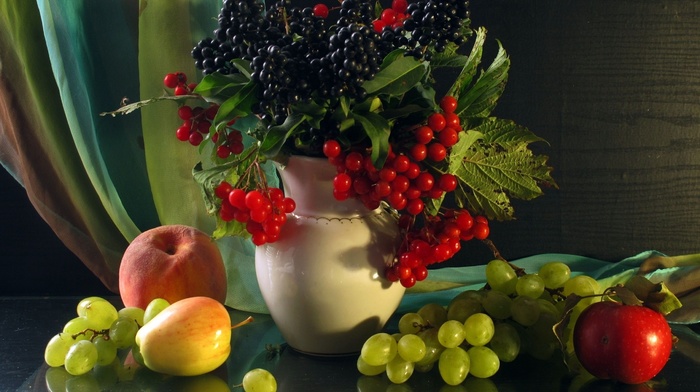 stunner, grapes, fruits, berries, still life