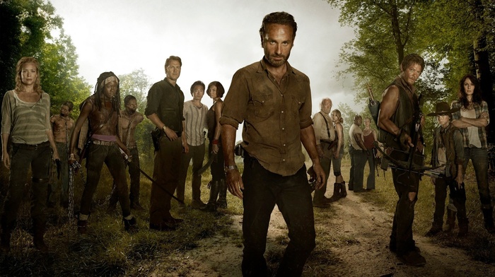 Rick Grimes, Michonne, Carl Grimes, Daryl Dixon, Andrea, The Walking Dead