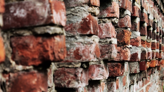bricks, walls