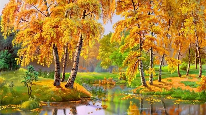 stunner, autumn, painting