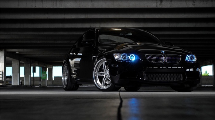 headlights, BMW, tuning, cars