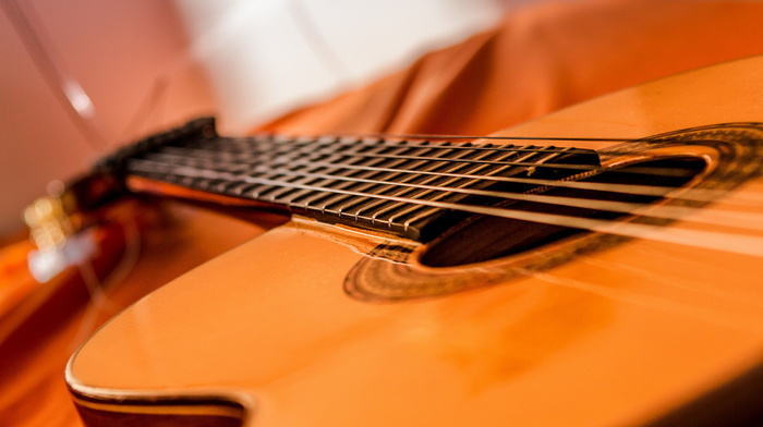 guitar, music, macro