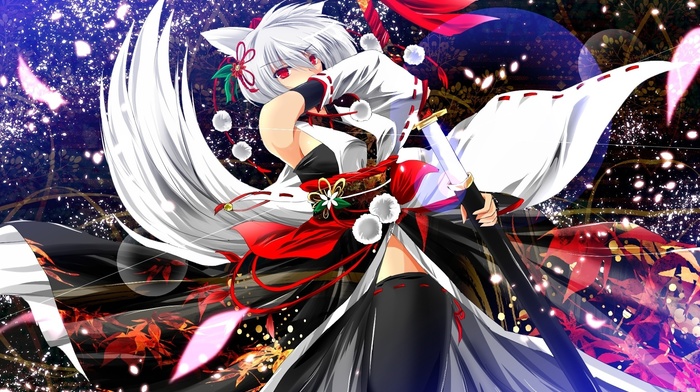 anime, Inubashiri Momiji, anime girls, touhou