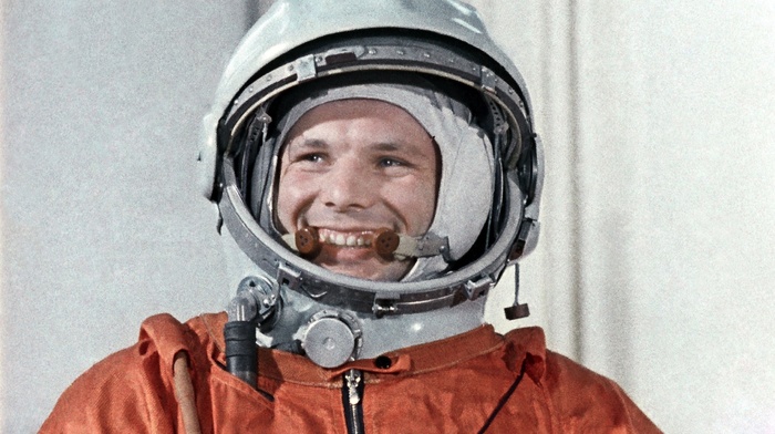 smiling, cosmonaut, mans
