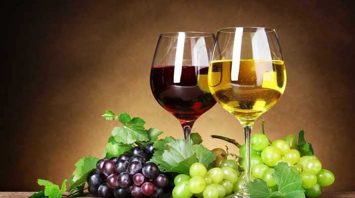 leaves, berries, delicious, grapes, wine