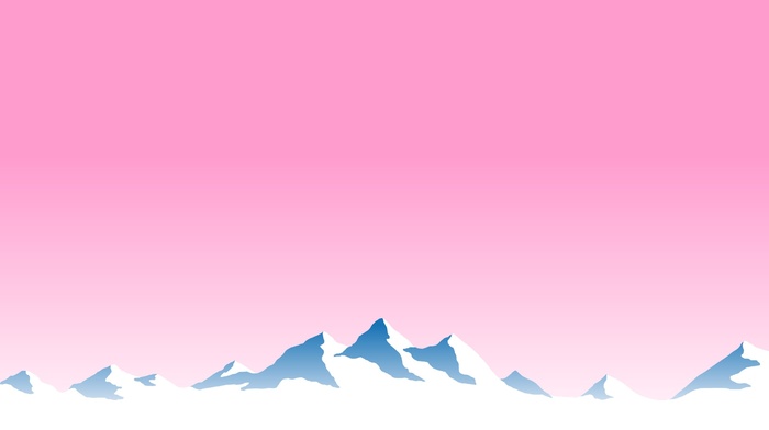 pink, EvianWater, mountain, landscape