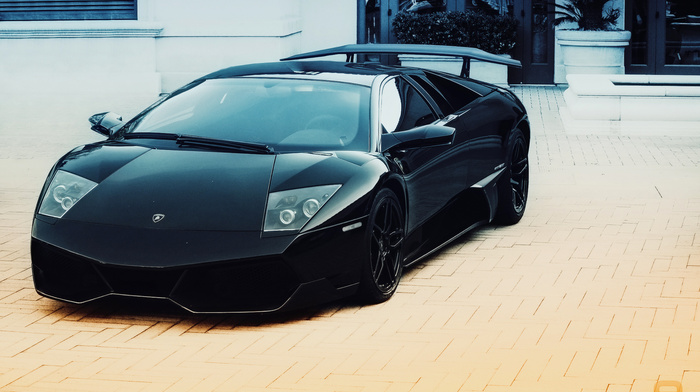 Lamborghini, cars, black, lamborghini