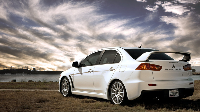 sky, cars