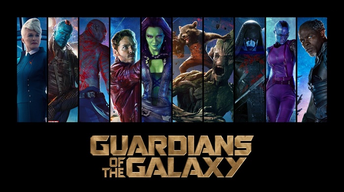 Gamora, Rocket Raccoon, movies, Drax the Destroyer, groot, guardians of the galaxy, star lord