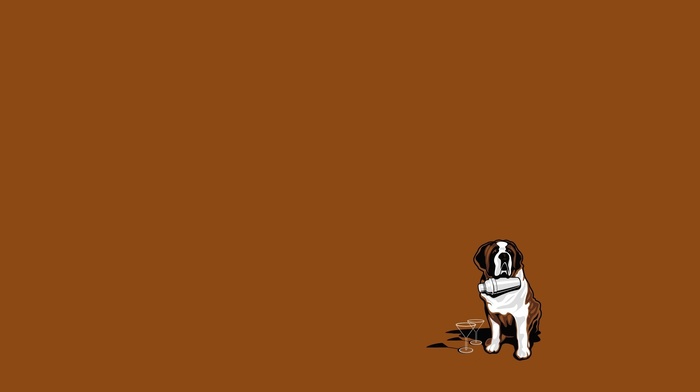 dog, minimalism