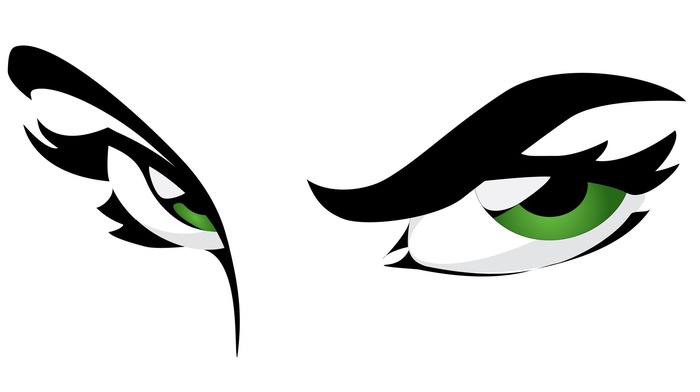 green eyes