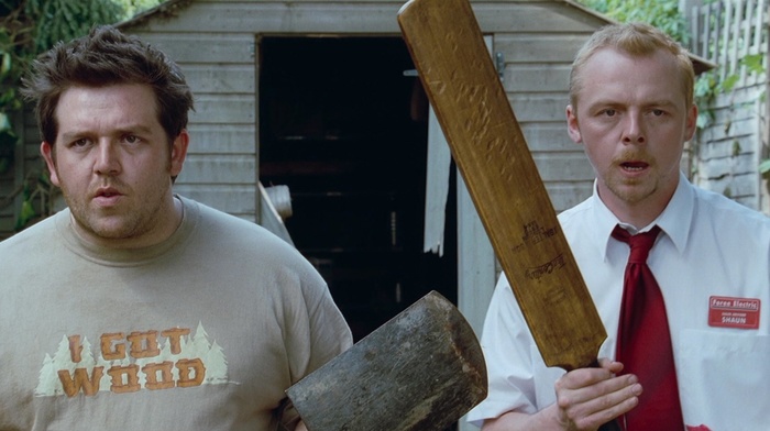 Shaun of the Dead, Simon Pegg, movies, Nick Frost, Blood and Ice Cream