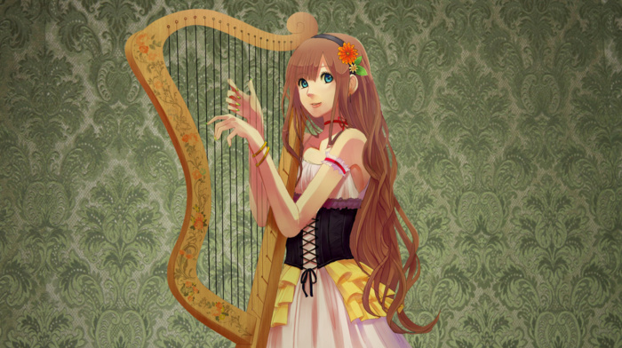 orchestra, music, anime girls
