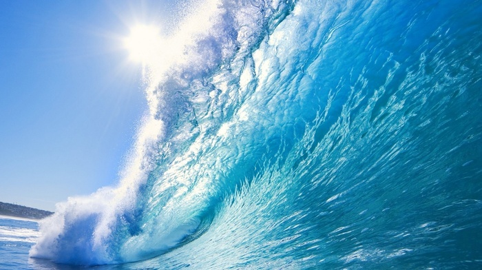stunner, ocean, wave