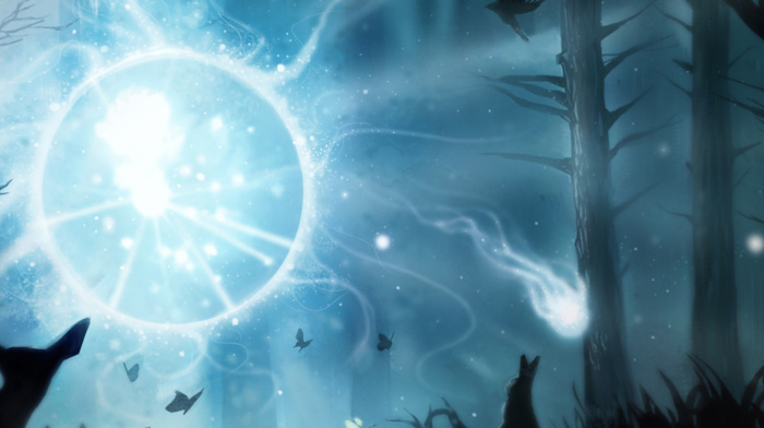 Wisp, fantasy art, Dota 2, Dota