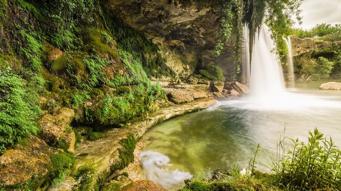waterfall, nature