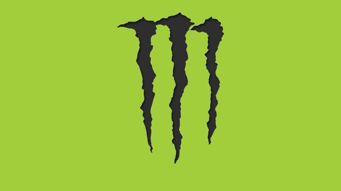 Monster Energy, simple background, logo