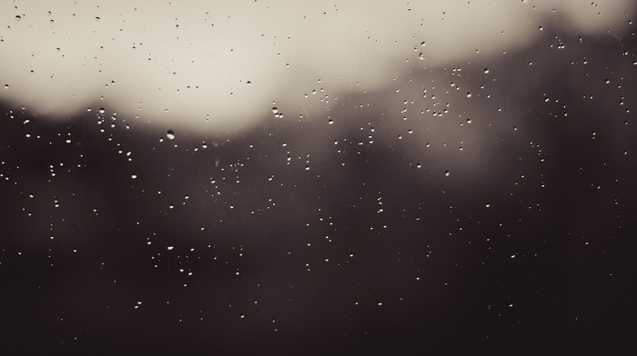 rain, water drops, glass, water on glass