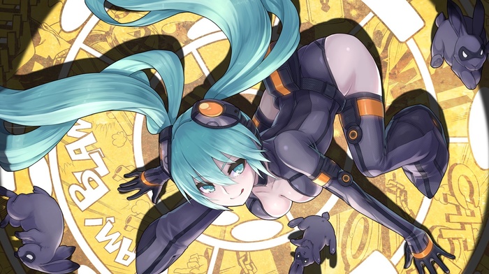 twintails, Vocaloid, Hatsune Miku, anime girls, anime