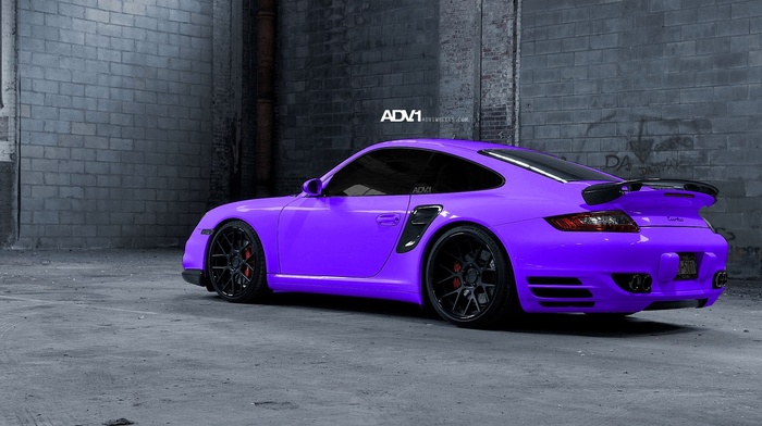 car, purple, Porsche