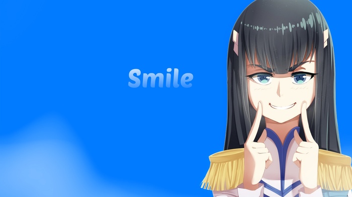 smiling, kill la kill, anime girls