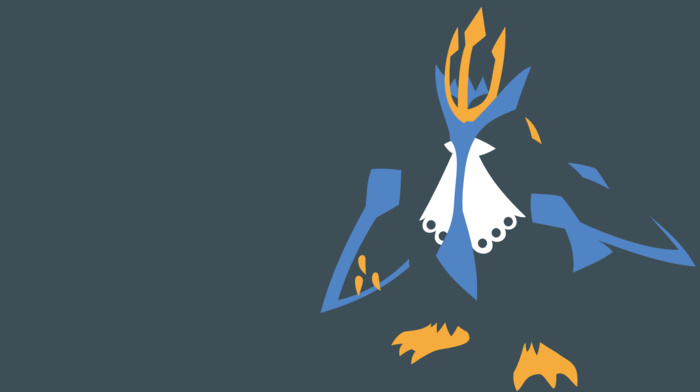 Empoleon, minimalism, video games