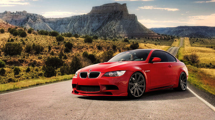 road, bmw, cars, mountain