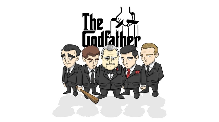 The Godfather, cartoon, Vito Corleone