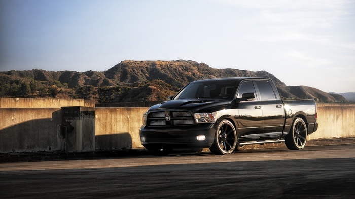 cars, Dodge, black