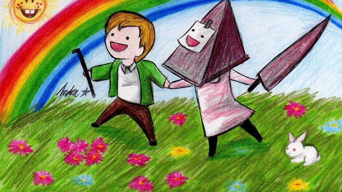 silent hill, james sunderland, Pyramid Head