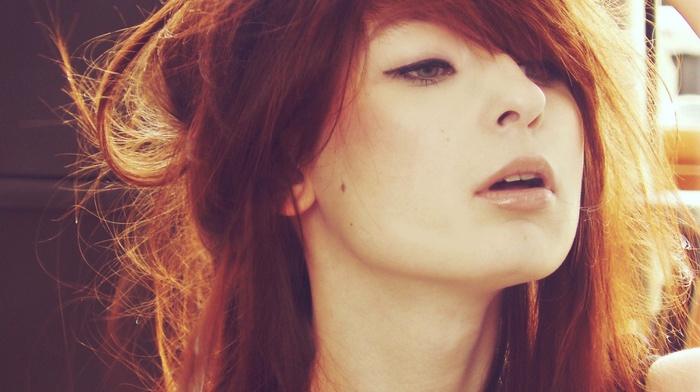 girl, redhead
