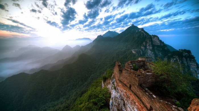 clouds, nature, landscape, mountain