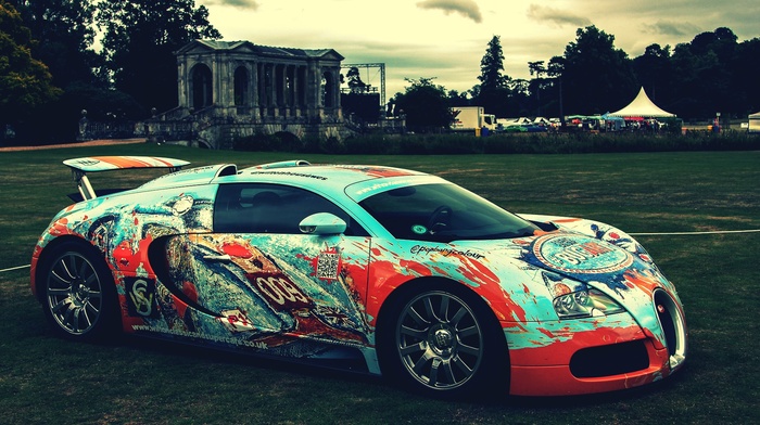 Bugatti Veyron, filter, car