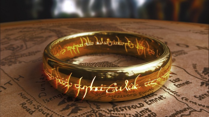 map, artwork, The Lord of the Rings, the hobbit, rings