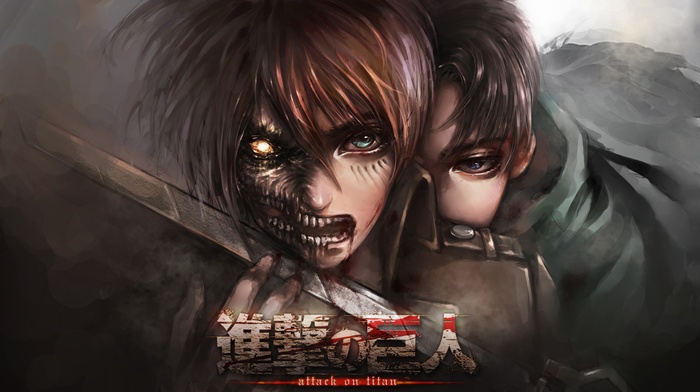 anime, Shingeki no Kyojin, Eren Jeager