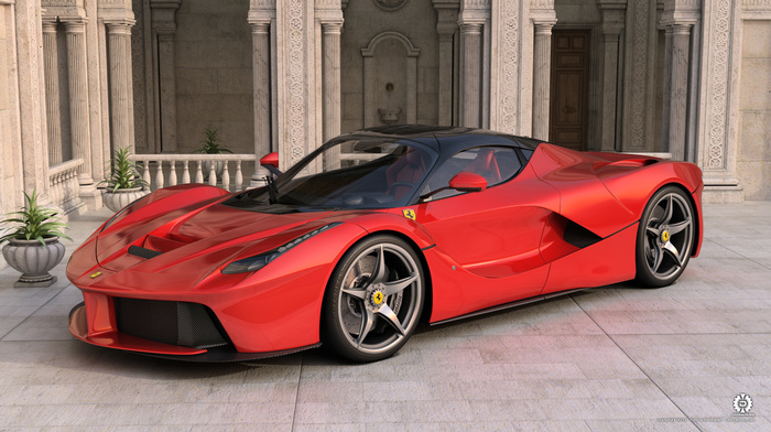 Ferrari, background, wheels, sportcar, cars, red
