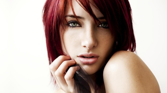 Susan Coffey, model, redhead