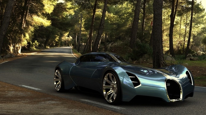 futuristic, Bugatti concept