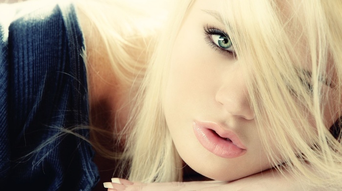 girl, model, simple background