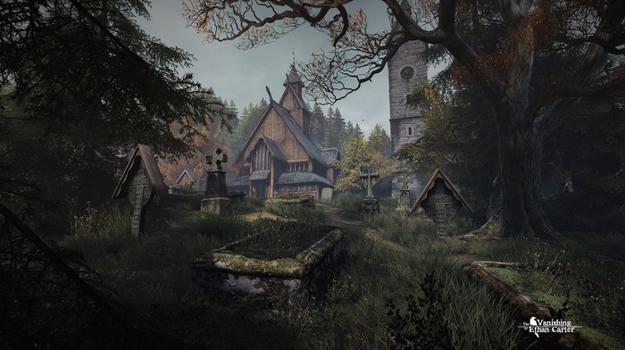 cemetery, video games, The Vanishing of Ethan Carter