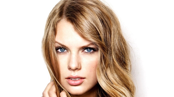 Taylor Swift, blonde, face, celebrity, blue eyes, singer, girl