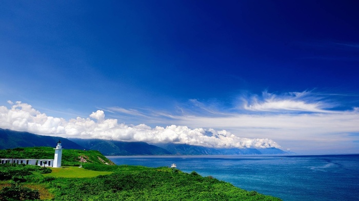 sky, sea, clouds, stunner