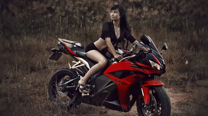 girl, Honda CBR, model