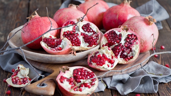 pomegranate, fruit