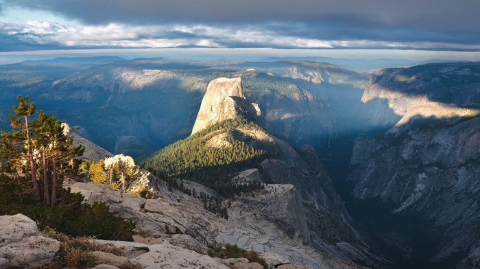 Yosemite National Park, landscape, USA, valley, mountain, Half Dome, nature