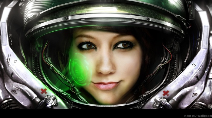 Catie Wayne, video games, Medic, digital art, girl, Boxxy