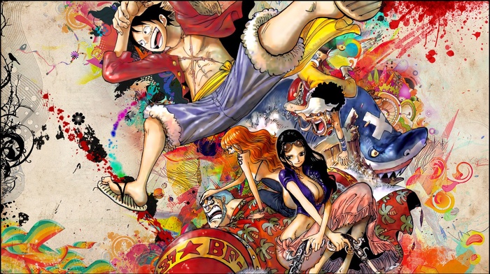 Monkey D. Luffy, One Piece, anime, Snyp