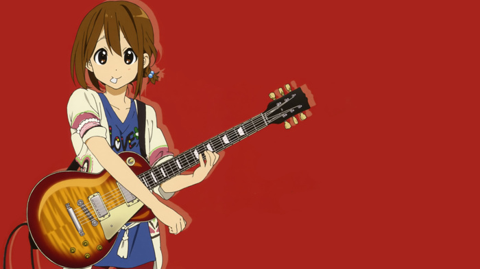 Hirasawa Yui, guitar, K, on