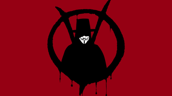 simple background, Guy Fawkes, V for Vendetta